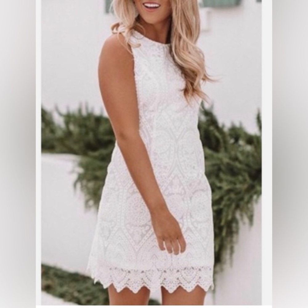 White Dress, Impressions Online Boutique, Size Small, Never worn, Tags Attached